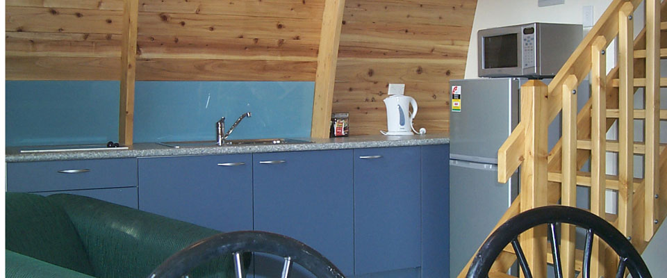 The kitchen of Chalet Rata